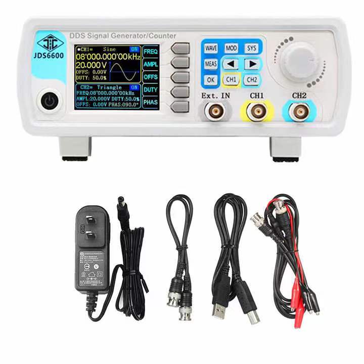 YAO JDS6600 15/30/40/50/60MHz  - đánh giá và giá Dual Channel Arbitrary Waveform Function Generator 60Mhz